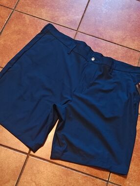 Swiss Tech Men's Navy Flat Front Shorts
